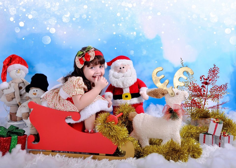 Sessão Natalina da Maria Eduarda 